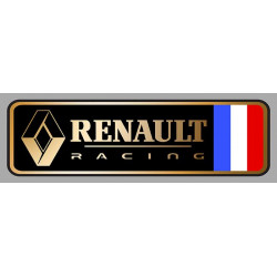 AUTO " R " RACING Sticker droit vinyle laminé