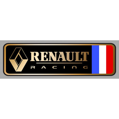 CAR " R " RACING right laminated decal