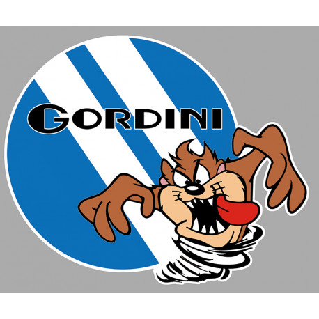 GORDINI TAZ left Laminated decal