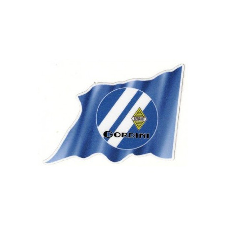 GORDINI  left FLAG Laminated decal