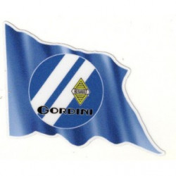 GORDINI  left FLAG Laminated decal