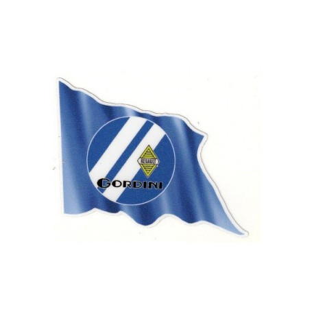 GORDINI FLAG droit Sticker vinyle laminé