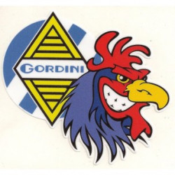 GORDINI COQ droit Sticker vinyle laminé