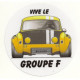 GORDINI  Groupe F laminated decal