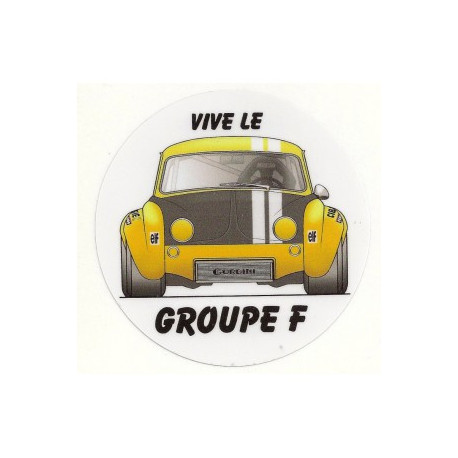 GORDINI  Groupe F Sticker vinyle laminé