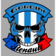 GORDINI  SKULL laminated decal