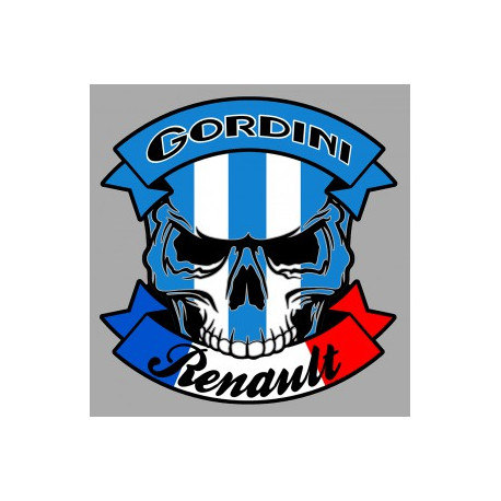 GORDINI  SKULL laminated decal