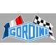 GORDINI  FLAGS laminated decal