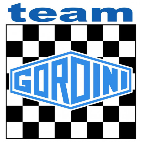 GORDINI  Team  laminated decal