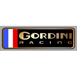 GORDINI  RACING left  Laminated decal