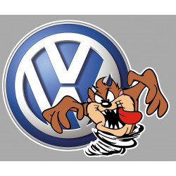 vwAuto " V "  TAZ  droit Sticker vinyle laminé