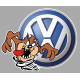 vwAuto " V "  TAZ  gauche Sticker vinyle laminé