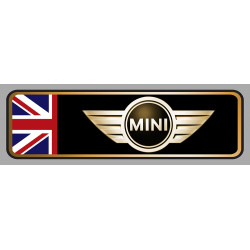 MINI RACING Sticker vinyle laminé gauche