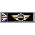 MINI RACING Sticker vinyle laminé gauche