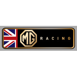 MG RACING LEFT laminated decal