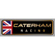 CATERHAM RACING LEFT laminated decal