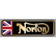 NORTON RACING Sticker vinyle laminé gauche