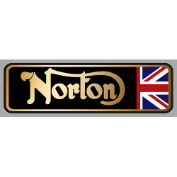 NORTON RACING right  laminated decal