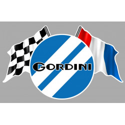 GORDINI Right  Flags laminated decal