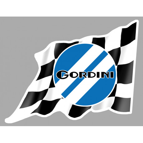 GORDINI FLAG droit Sticker vinyle laminé