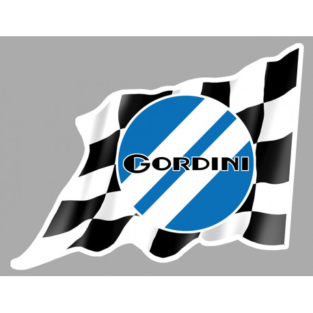 GORDINI  right FLAG Laminated decal