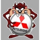 MITSUBISHI TAZ Sticker vinyle laminé