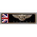 BENTLEY RACING Sticker gauche vinyle laminé