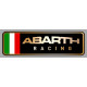 ABARTH RACING left laminated decal