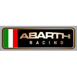 ABARTH RACING Sticker gauche vinyle laminé