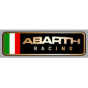 ABARTH RACING left laminated decal