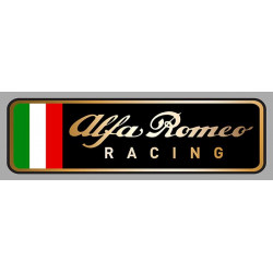 ALFA ROMEO RACING left laminated decal