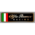 ALFA ROMEO RACING left laminated decal