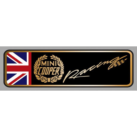 MINI COOPER RACING left laminated decal