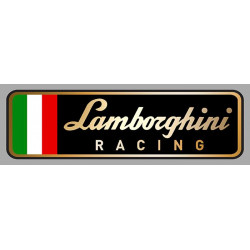 LAMBORGHINI RACING Sticker gauche vinyle laminé