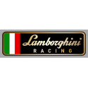 LAMBORGHINI RACING Sticker gauche vinyle laminé