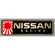 NISSAN RACING Sticker gauche vinyle laminé