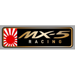 MAZDA Mx-5 RACING Sticker gauche vinyle laminé