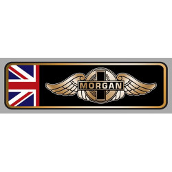 MORGAN RACING left laminated decal