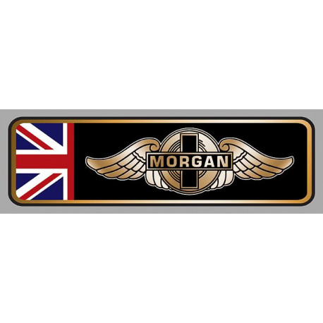 MORGAN RACING left laminated decal