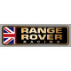 RANGE ROVER RACING left laminated decal