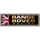 RANGE ROVER RACING Sticker gauche vinyle laminé