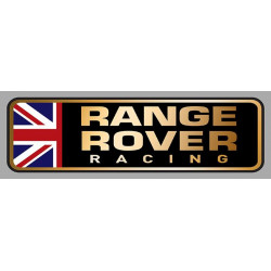 RANGE ROVER RACING left laminated decal