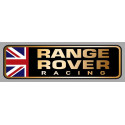 RANGE ROVER RACING left laminated decal