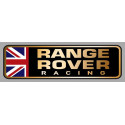 RANGE ROVER RACING Sticker gauche vinyle laminé