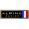 ALPINE RACING right laminated decal