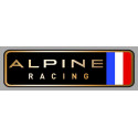 ALPINE RACING Sticker droit vinyle laminé