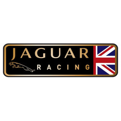 JAGUAR RACING Sticker droit vinyle laminé