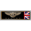 BENTLEY RACING Sticker droit vinyle laminé