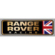 RANGE ROVER RACING right laminated decal