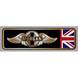 MORGAN RACING Sticker droit vinyle laminé